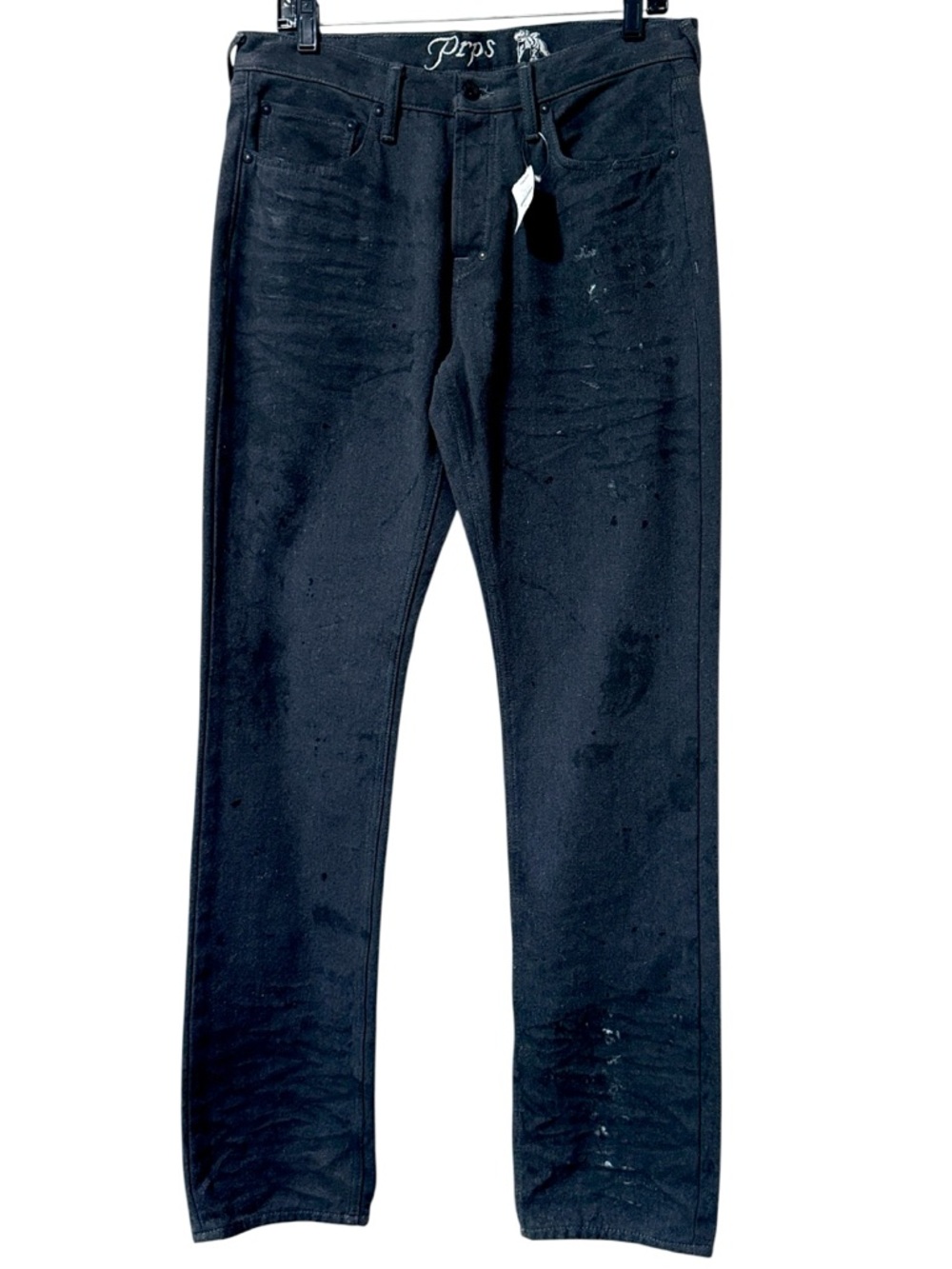 NWT PRPS Men’s Demon Straight Fit Distressed Denim Jeans Size 32